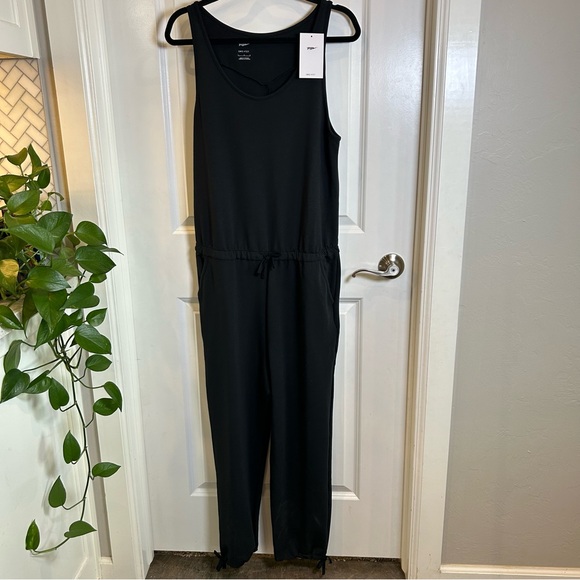 Nike Black Yoga Jumpsuit Women Size Large NWT - Picture 4 of 16